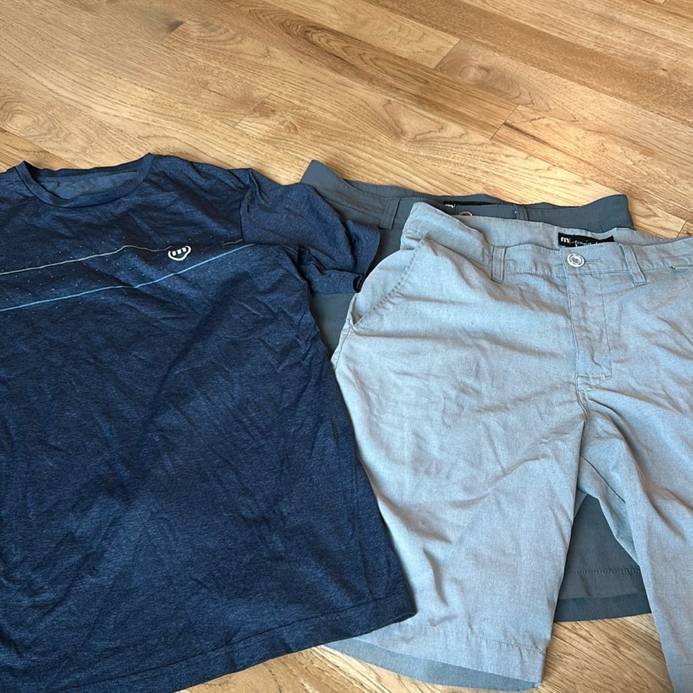 Travis Matthew Bundle. Size 30 Shorts And T Shirt - image 1